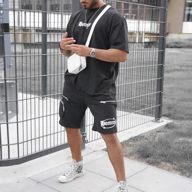 Casual T-shirt Shorts Set