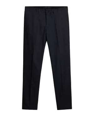 Chaze Herringbone Flex Pants / JL Navy