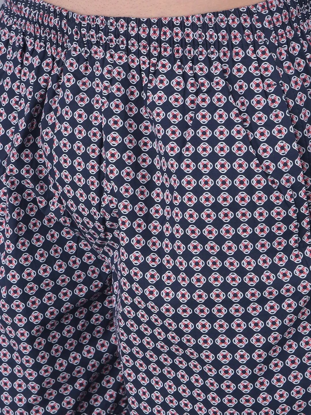 COBB NAVY RED PRINTED SHORTS