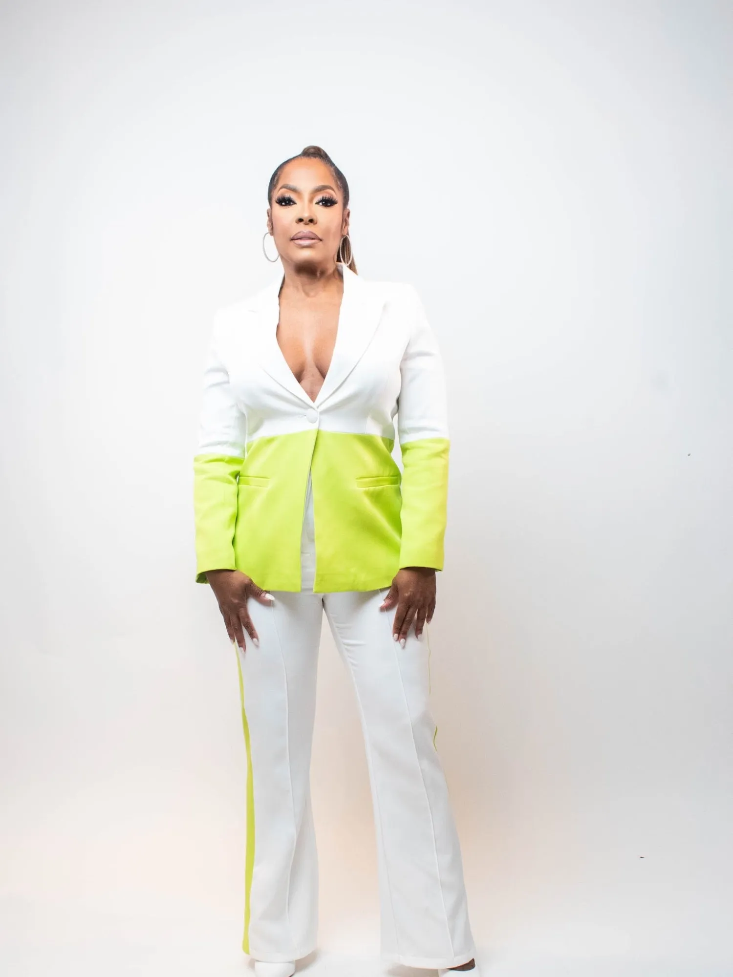 Color Block Suit