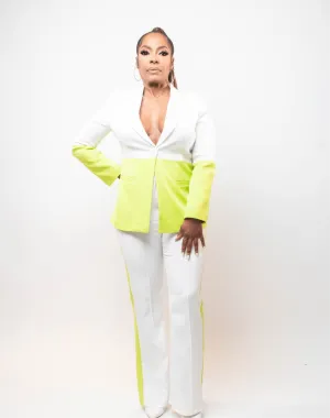 Color Block Suit