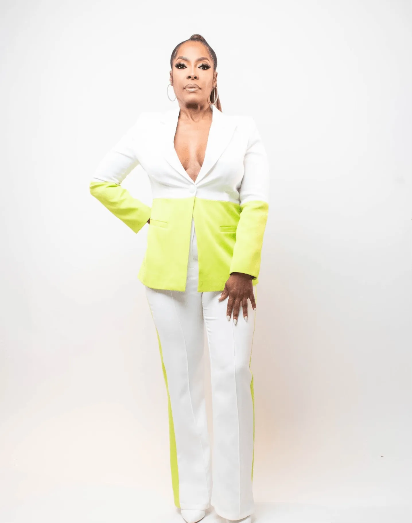 Color Block Suit