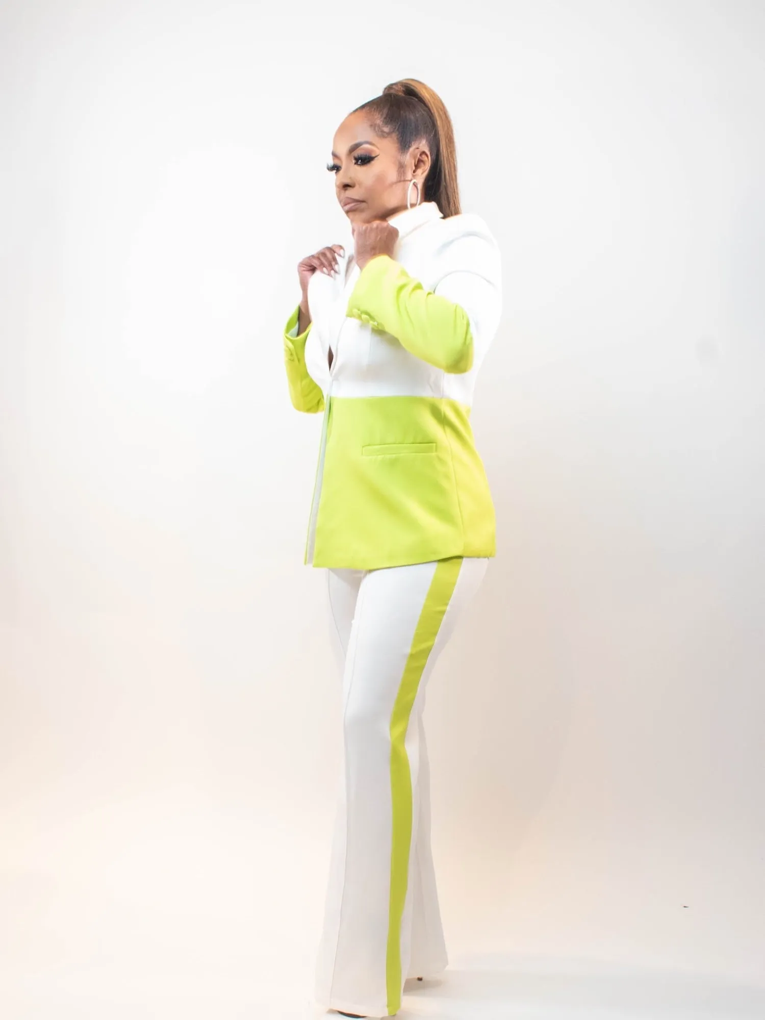Color Block Suit