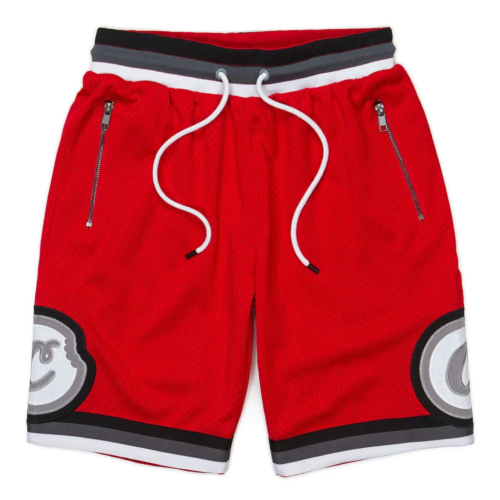Cookies Puttin In Work Red Mesh Shorts (1558B6110)