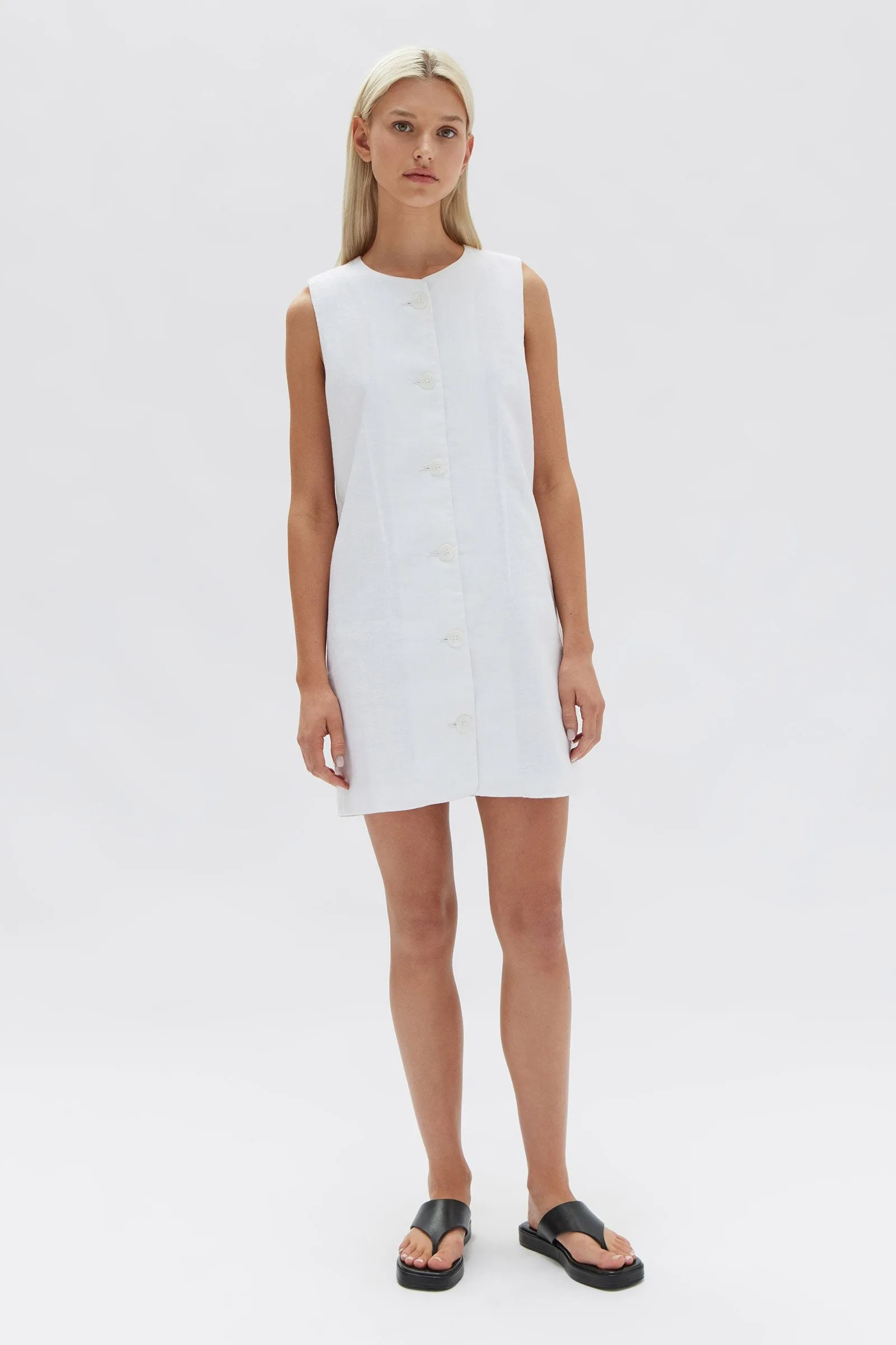 Coralie Linen Mini Dress