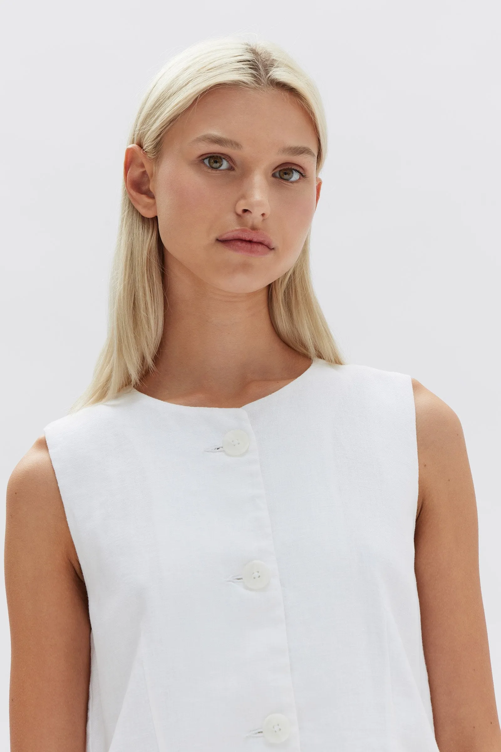 Coralie Linen Mini Dress