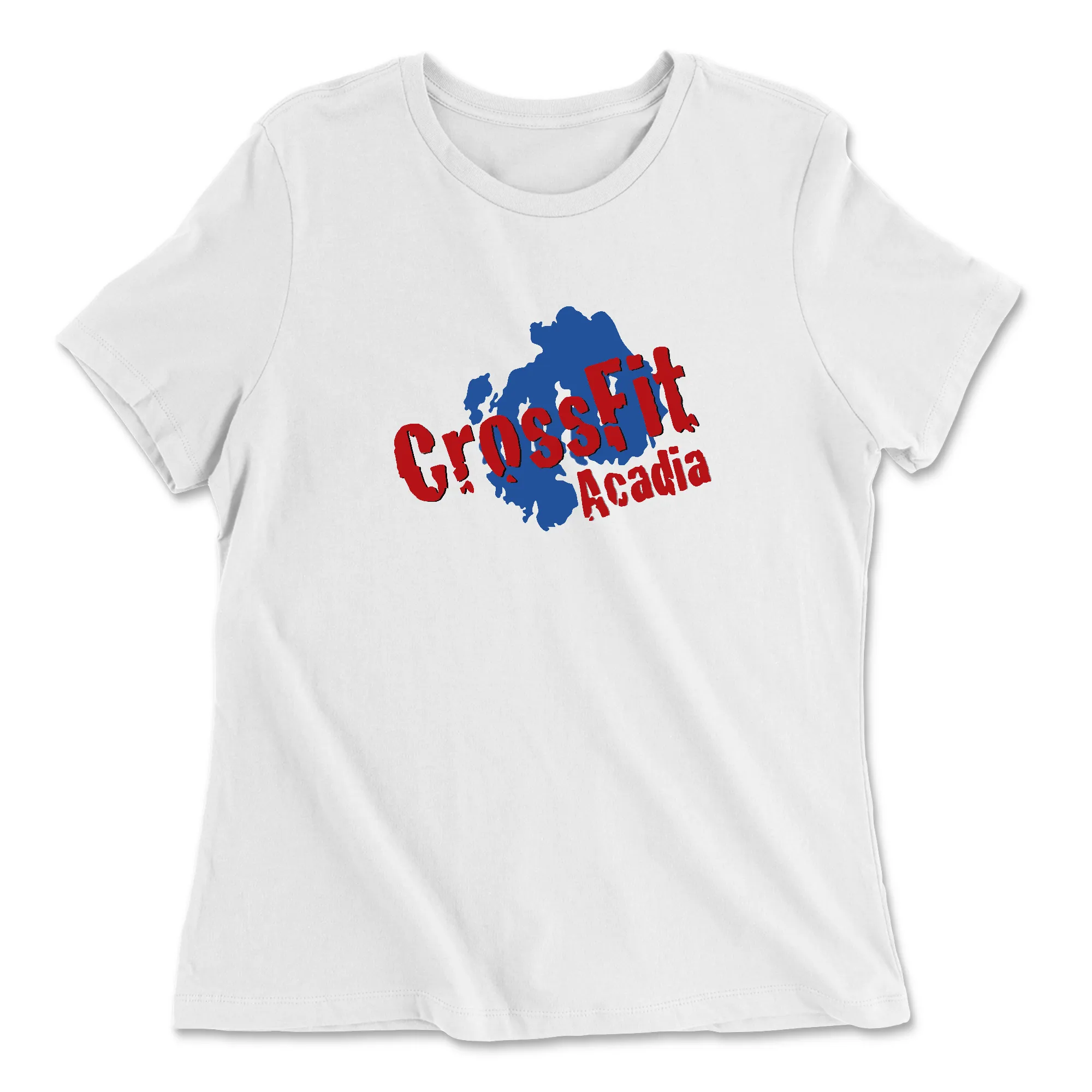CrossFit Acadia Map Womens - Relaxed Jersey T-Shirt