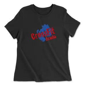CrossFit Acadia Map Womens - Relaxed Jersey T-Shirt