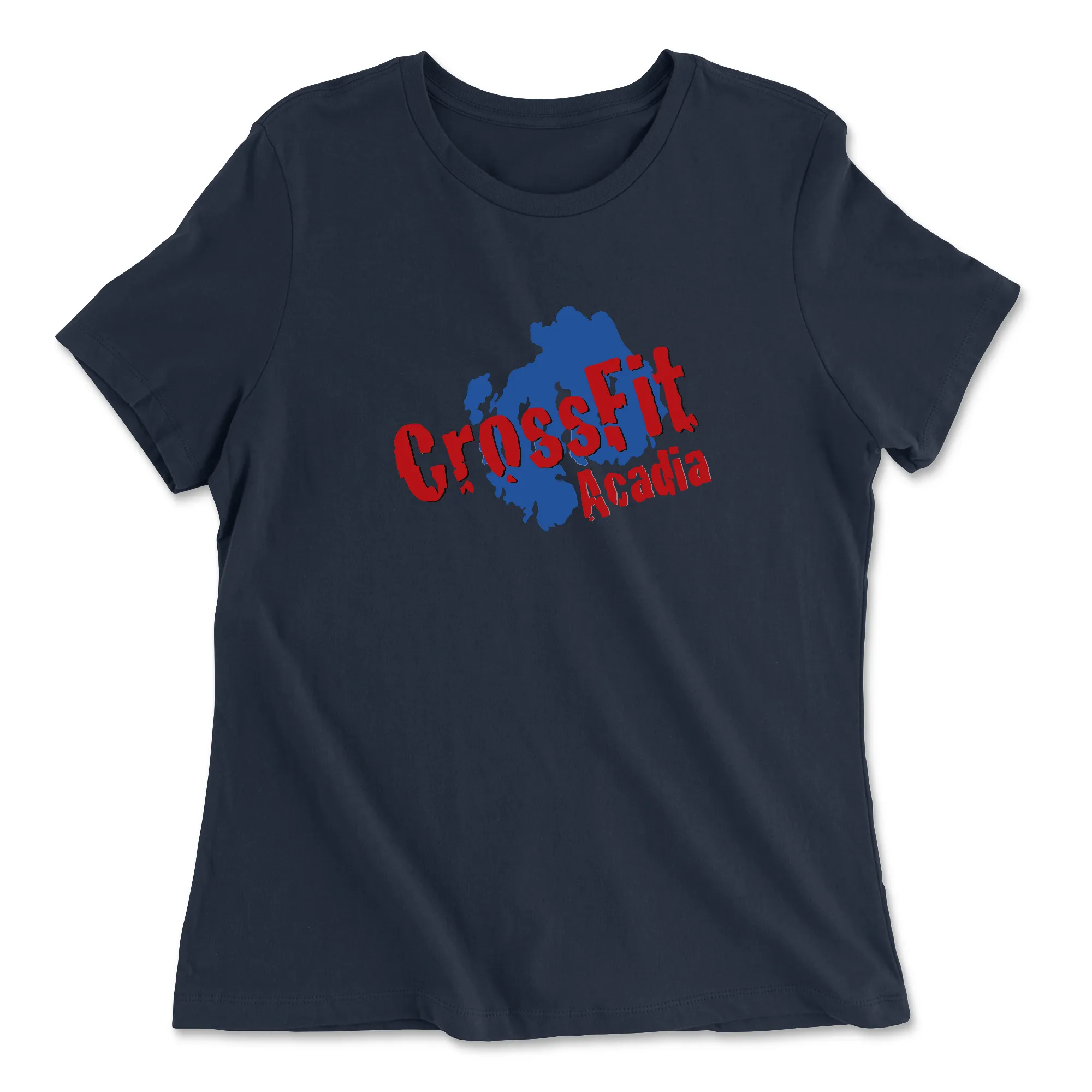 CrossFit Acadia Map Womens - Relaxed Jersey T-Shirt