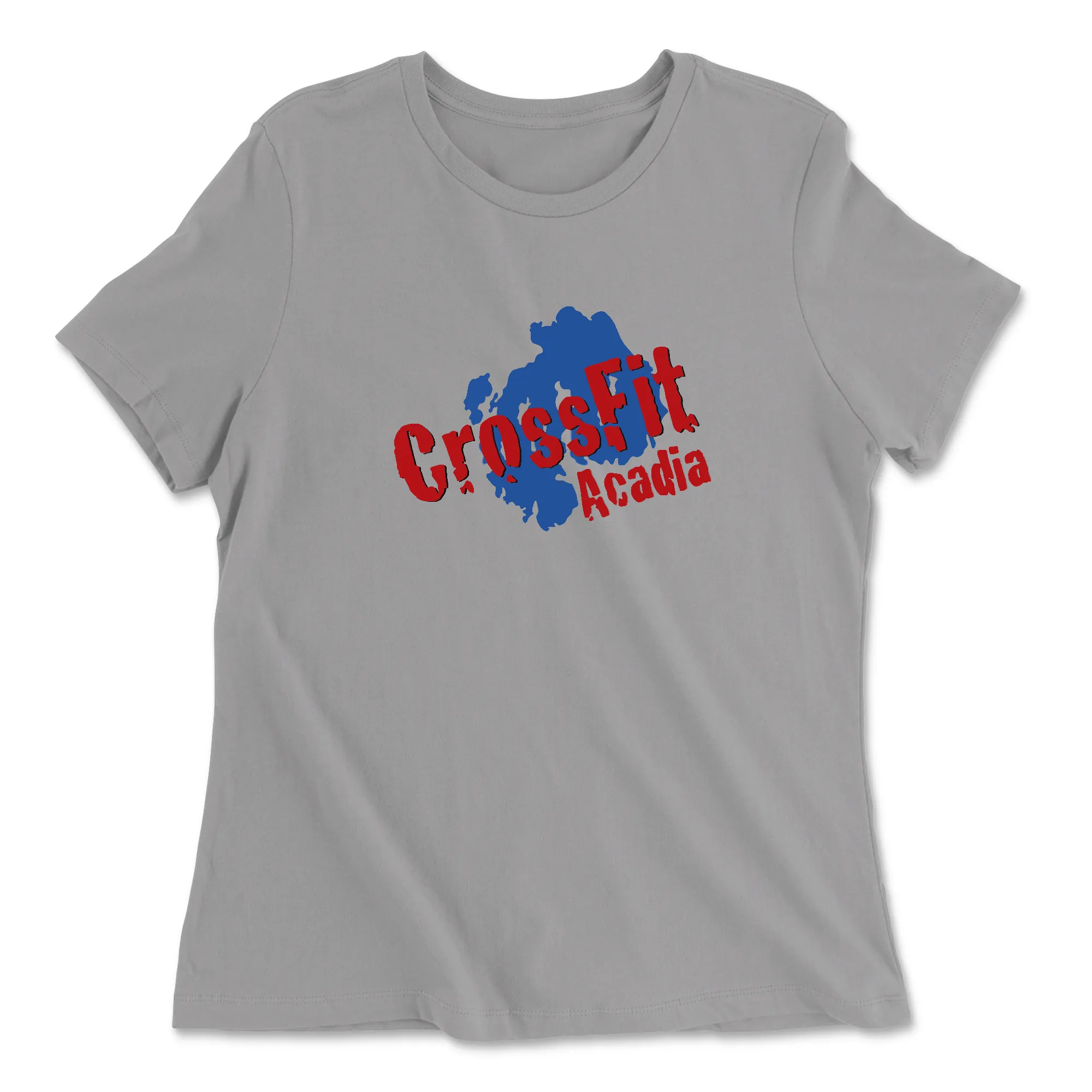 CrossFit Acadia Map Womens - Relaxed Jersey T-Shirt