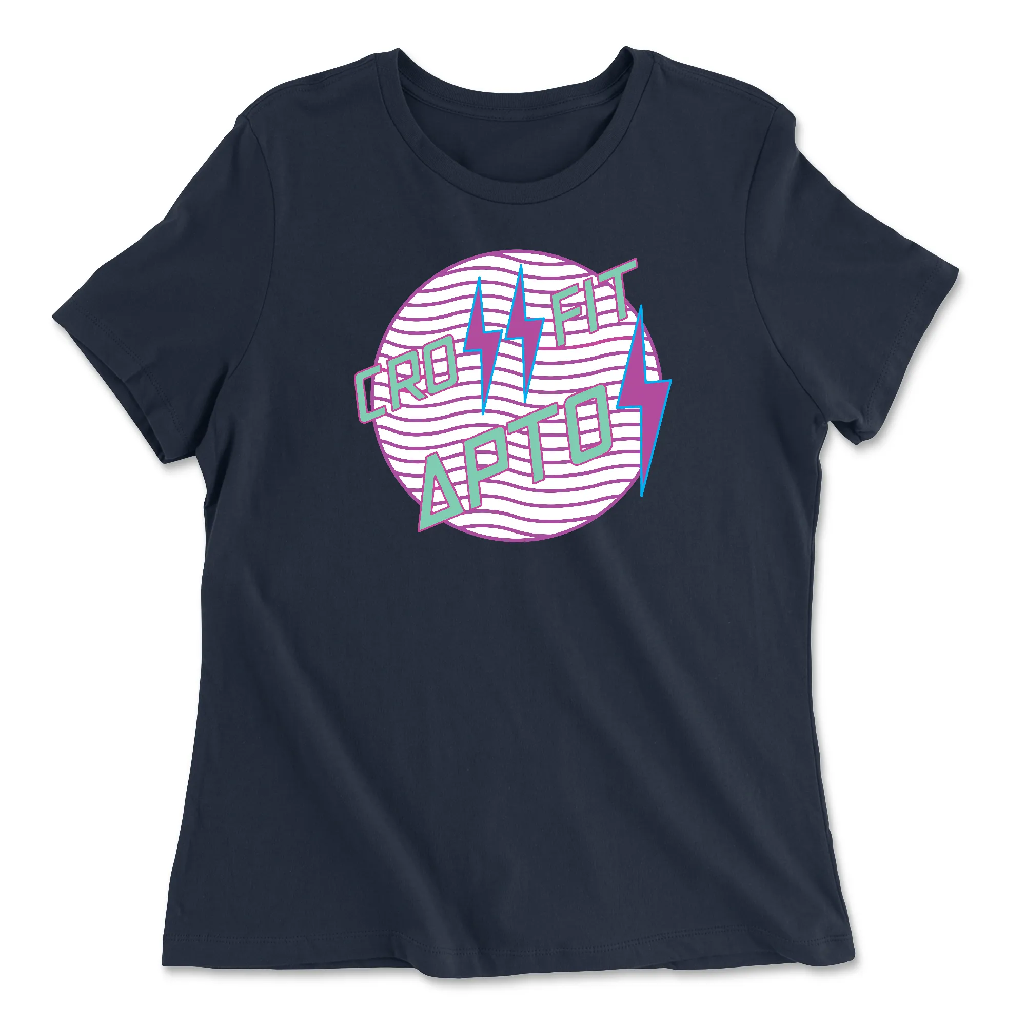 CrossFit Aptos Circle Purple Womens - Relaxed Jersey T-Shirt