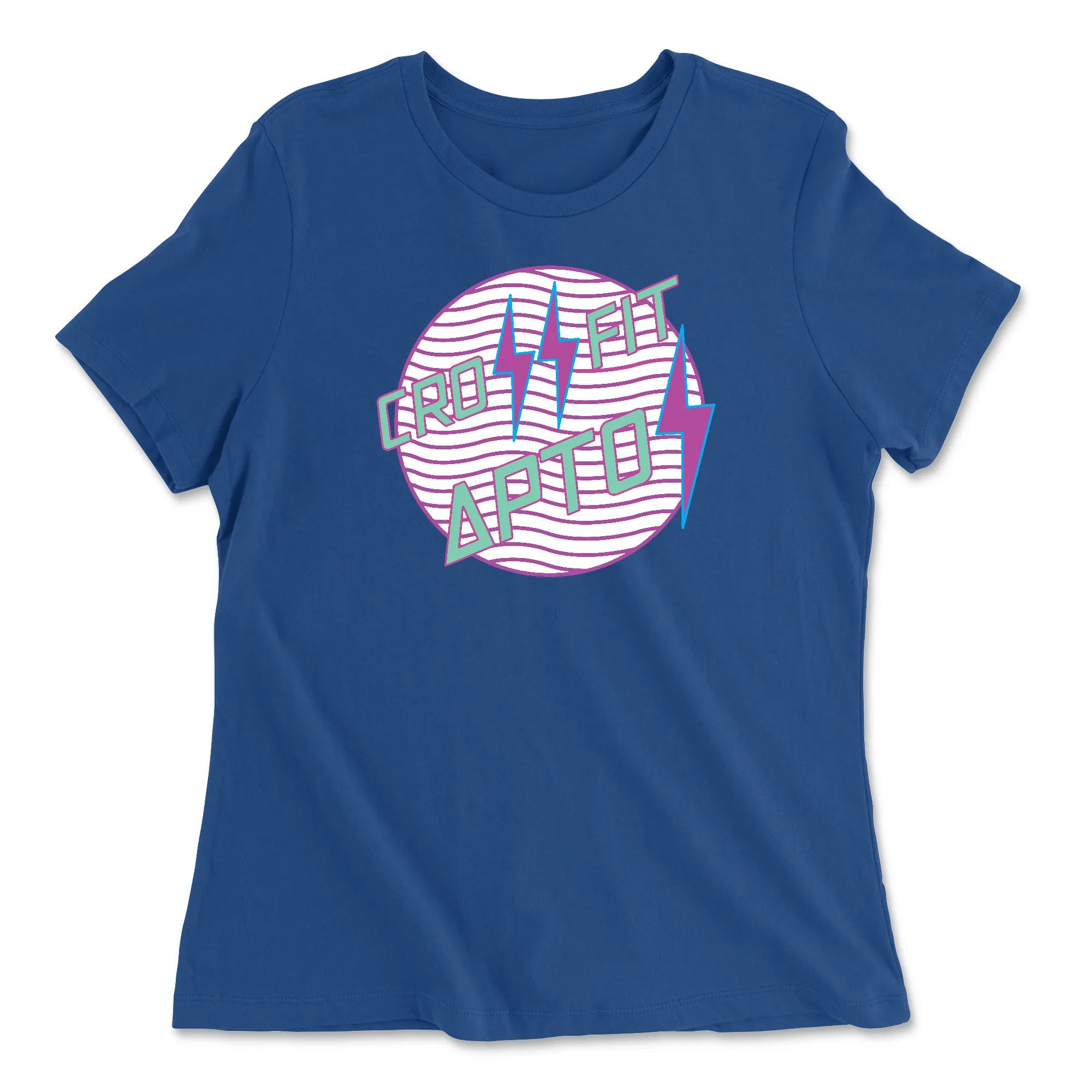 CrossFit Aptos Circle Purple Womens - Relaxed Jersey T-Shirt