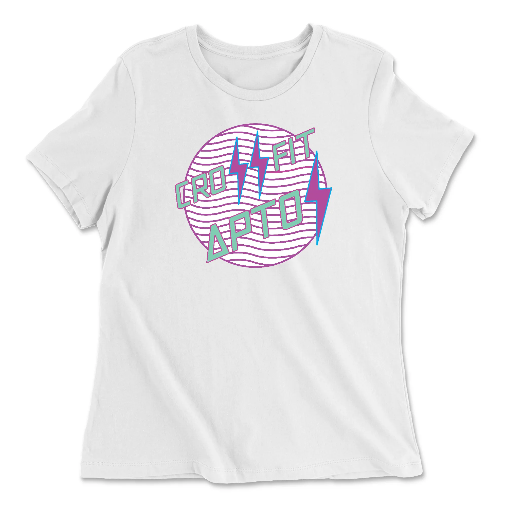 CrossFit Aptos Circle Purple Womens - Relaxed Jersey T-Shirt