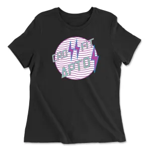 CrossFit Aptos Circle Purple Womens - Relaxed Jersey T-Shirt