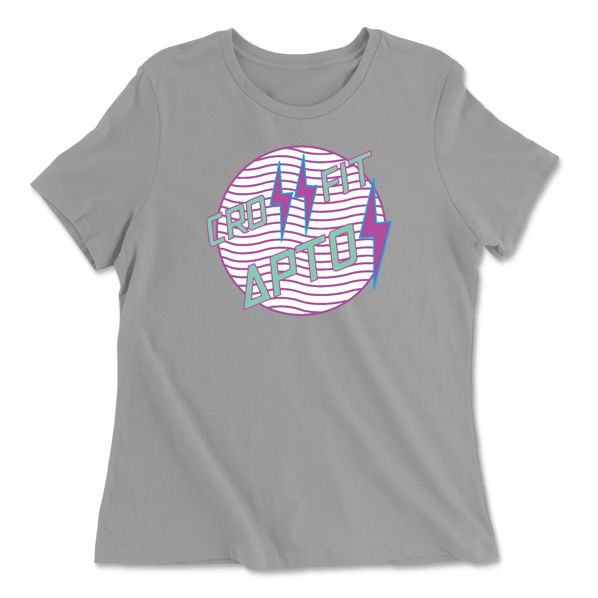 CrossFit Aptos Circle Purple Womens - Relaxed Jersey T-Shirt