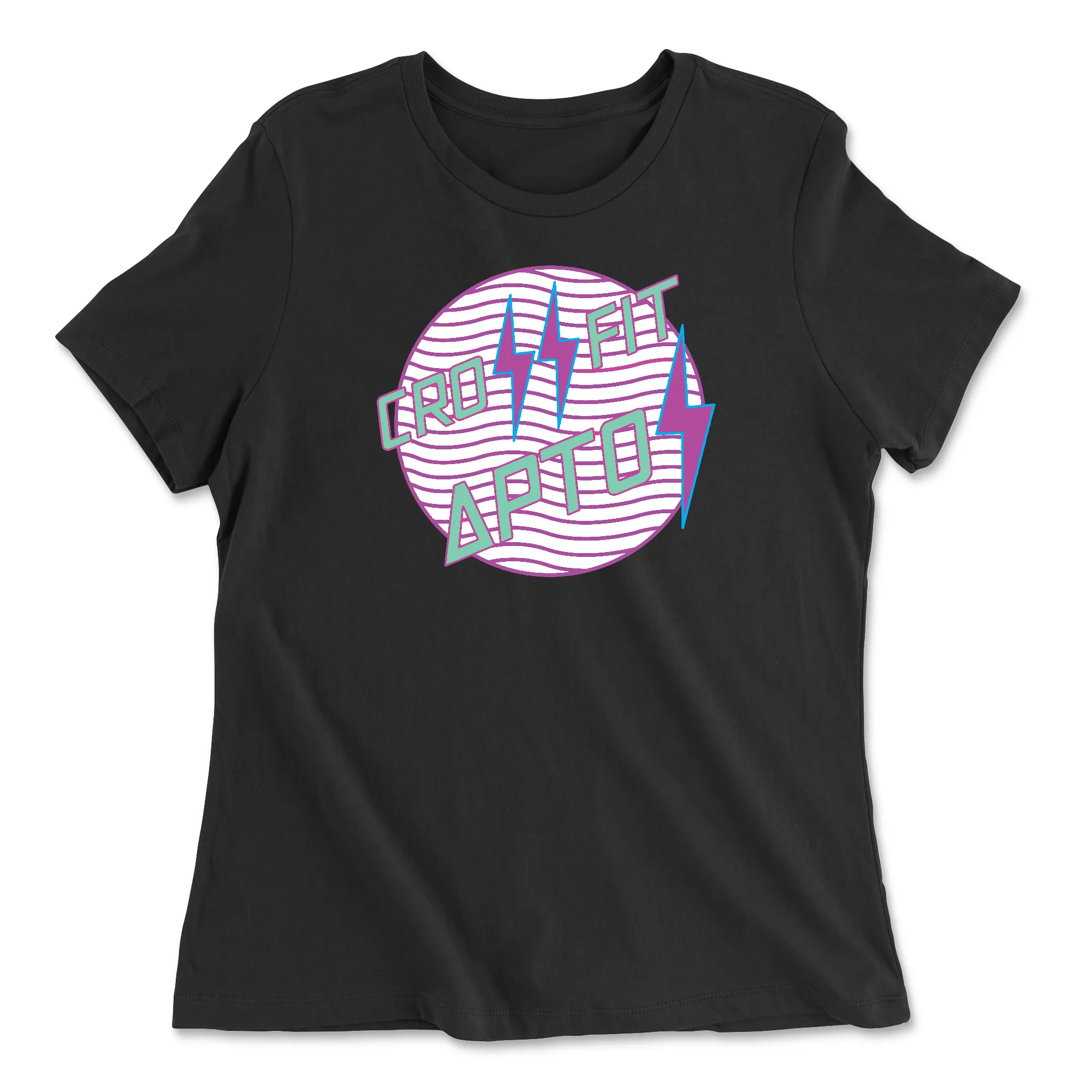 CrossFit Aptos Circle Purple Womens - Relaxed Jersey T-Shirt