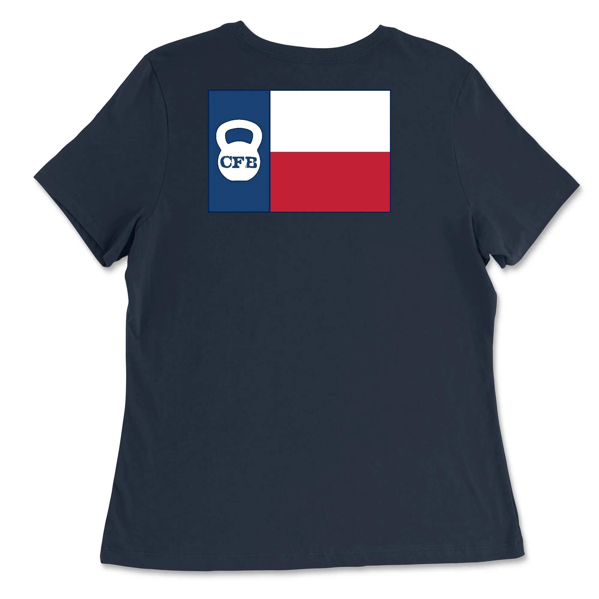 CrossFit Beaumont Flag Womens - Relaxed Jersey T-Shirt