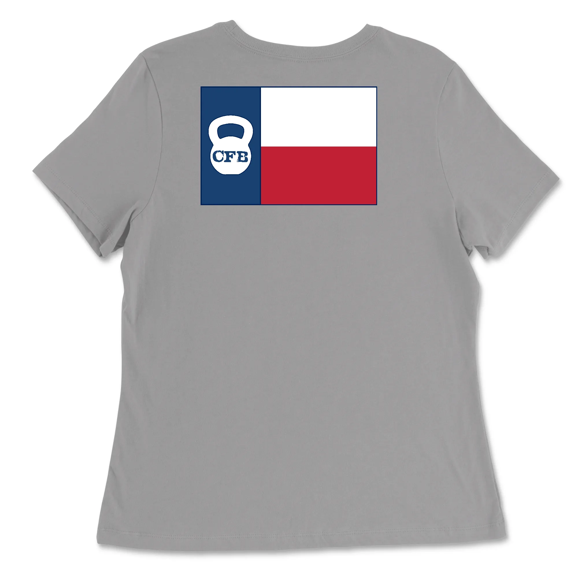 CrossFit Beaumont Flag Womens - Relaxed Jersey T-Shirt