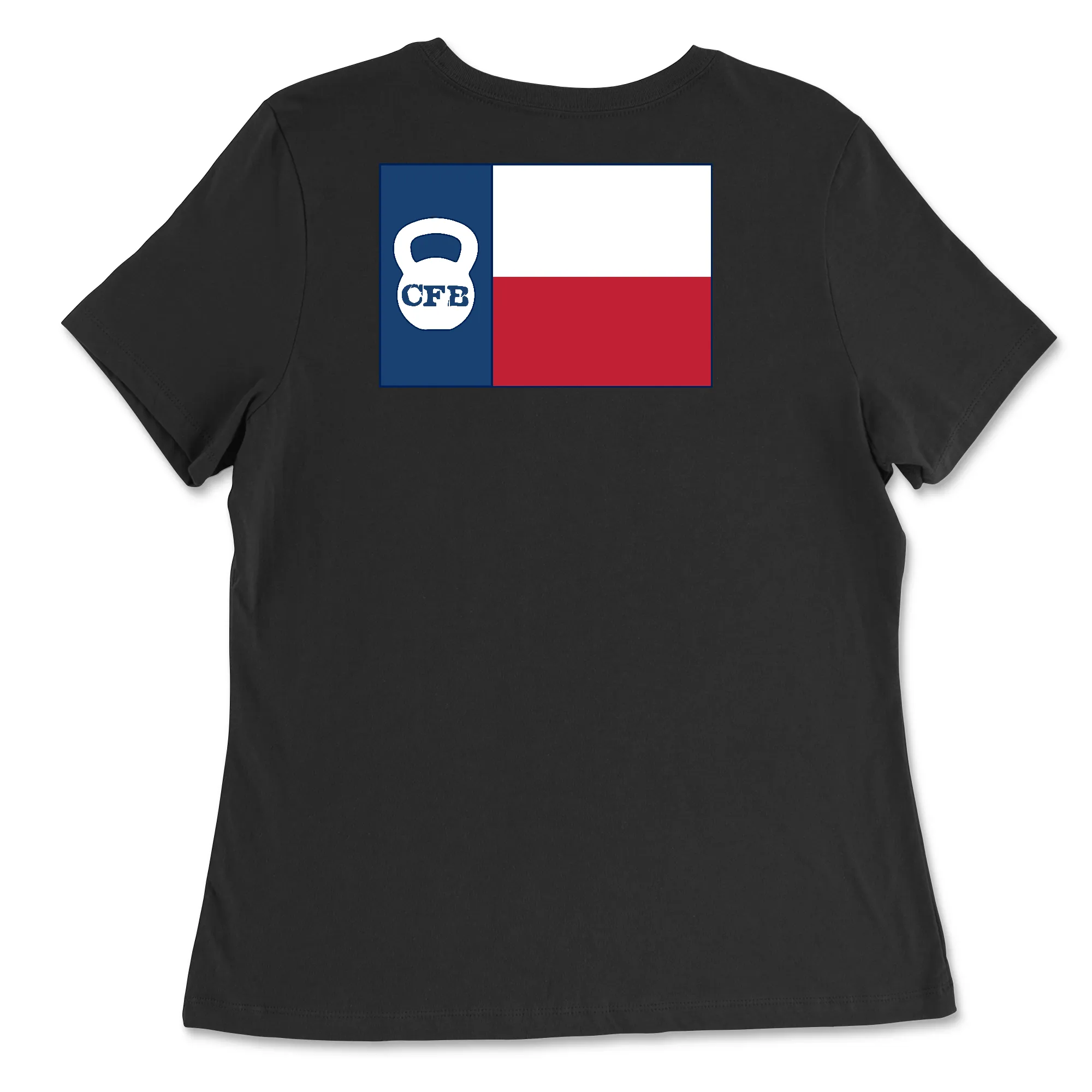 CrossFit Beaumont Flag Womens - Relaxed Jersey T-Shirt