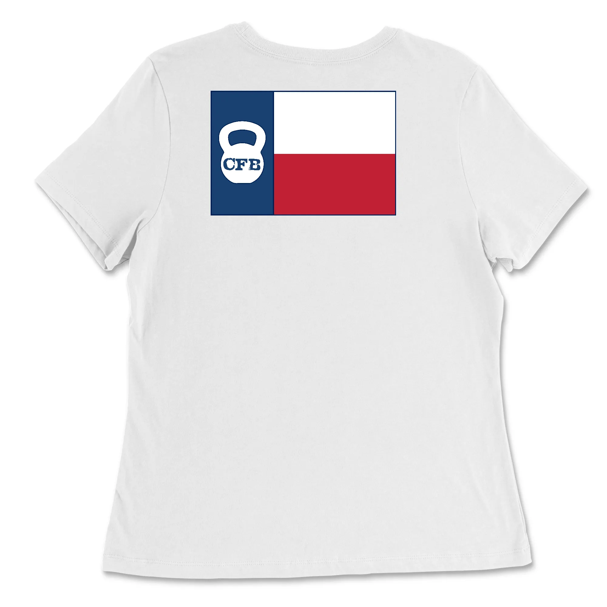 CrossFit Beaumont Flag Womens - Relaxed Jersey T-Shirt