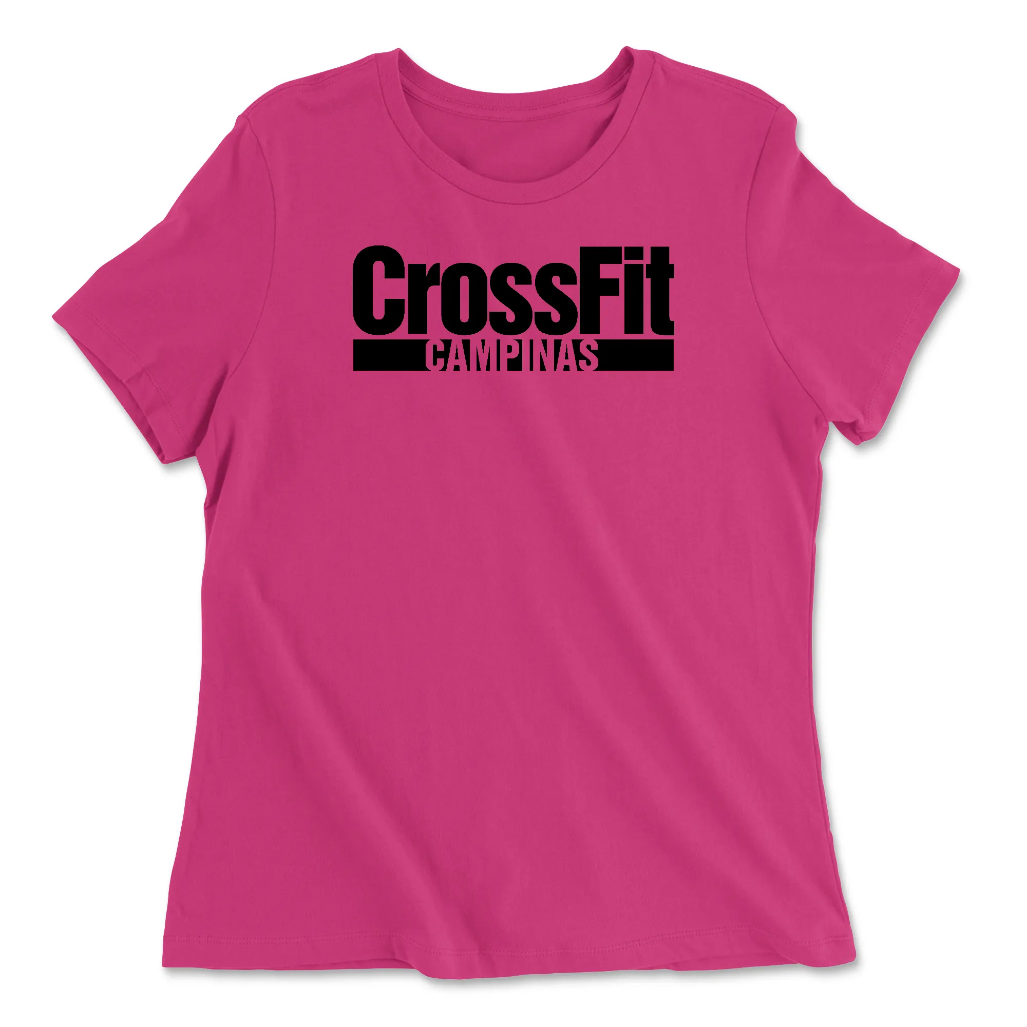 CrossFit Campinas Black Womens - Relaxed Jersey T-Shirt