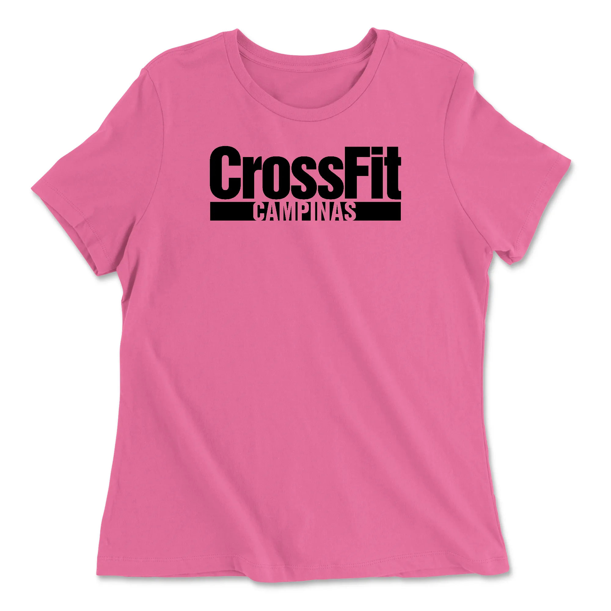 CrossFit Campinas Black Womens - Relaxed Jersey T-Shirt