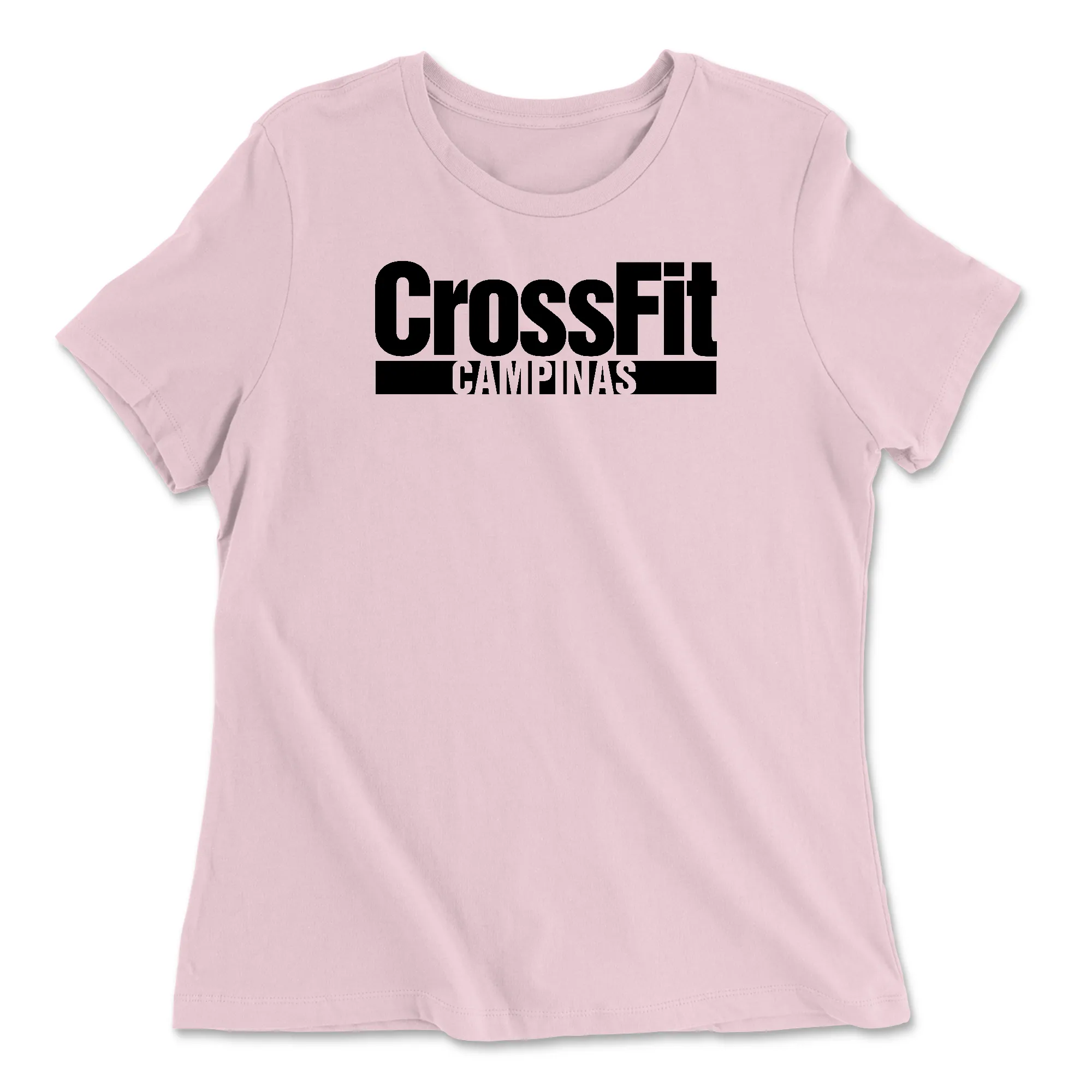 CrossFit Campinas Black Womens - Relaxed Jersey T-Shirt