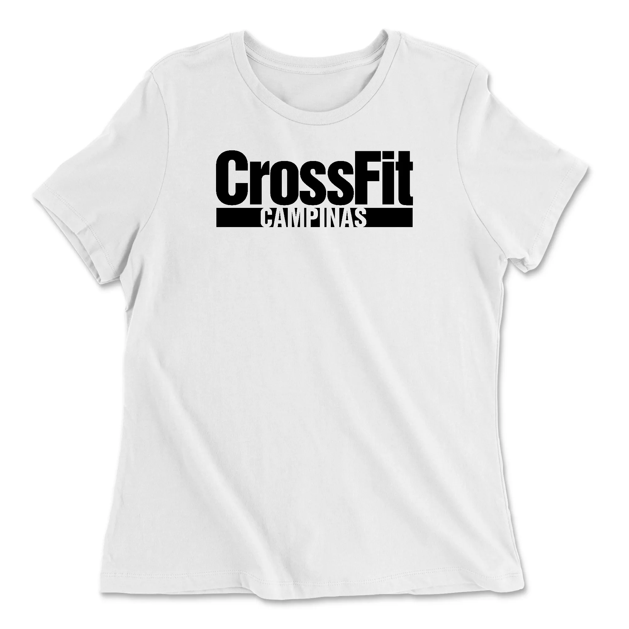 CrossFit Campinas Black Womens - Relaxed Jersey T-Shirt
