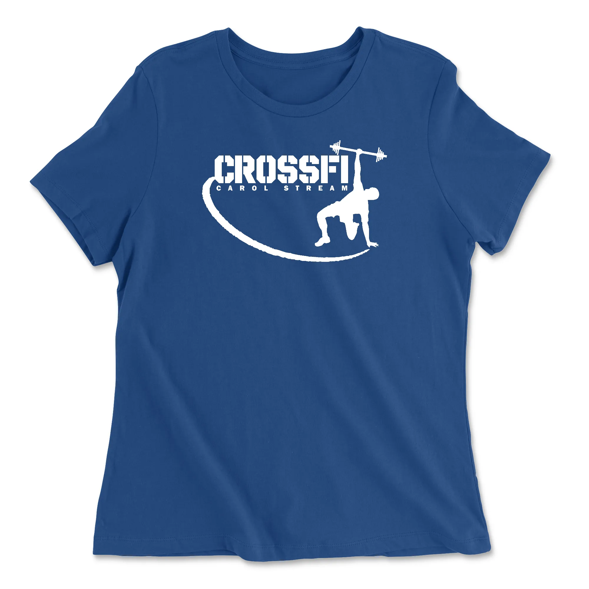 CrossFit Carol Stream Standard White Womens - Relaxed Jersey T-Shirt