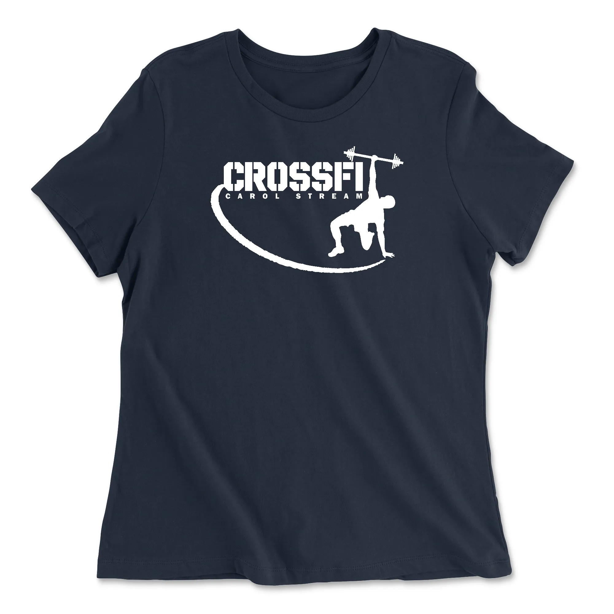 CrossFit Carol Stream Standard White Womens - Relaxed Jersey T-Shirt