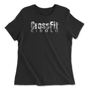 CrossFit Cibolo - Camo 3 Womens Relaxed Jersey T-Shirt