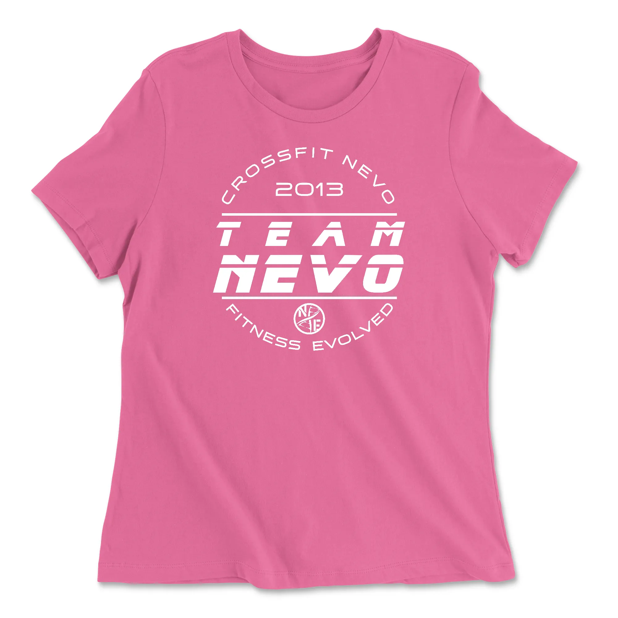 CrossFit NEVO White Womens - Relaxed Jersey T-Shirt