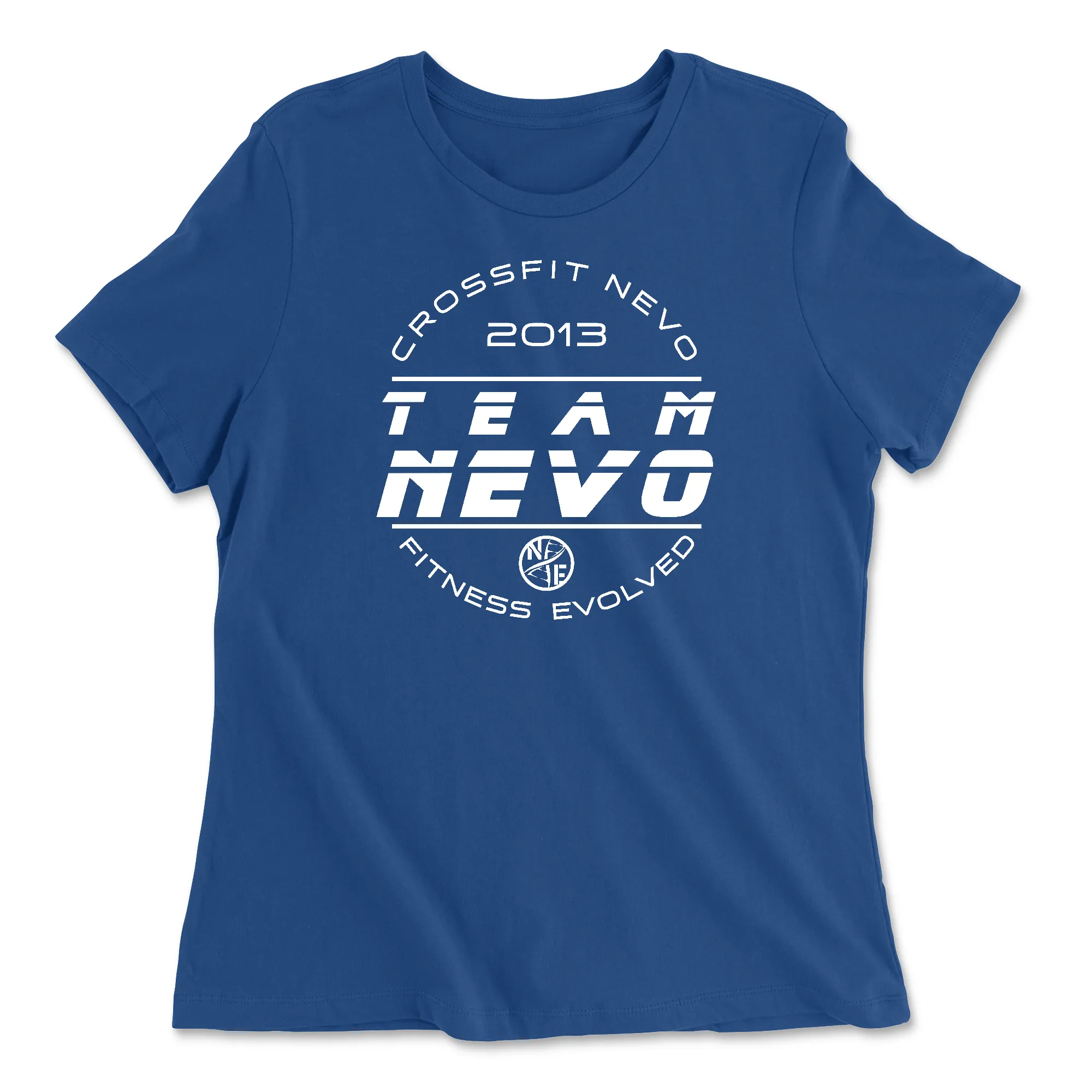 CrossFit NEVO White Womens - Relaxed Jersey T-Shirt