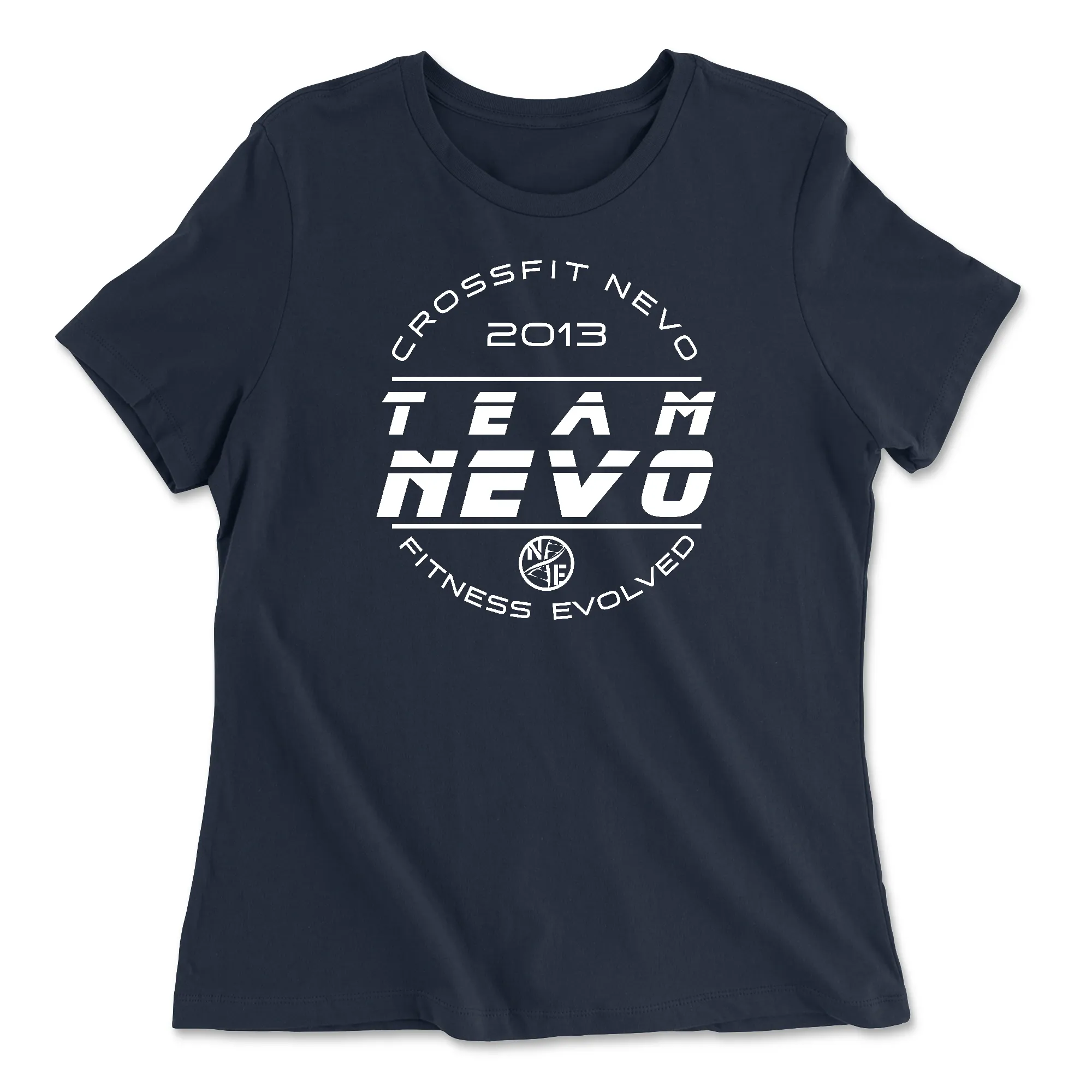 CrossFit NEVO White Womens - Relaxed Jersey T-Shirt