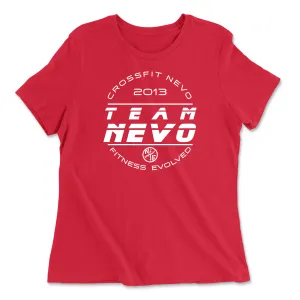 CrossFit NEVO White Womens - Relaxed Jersey T-Shirt