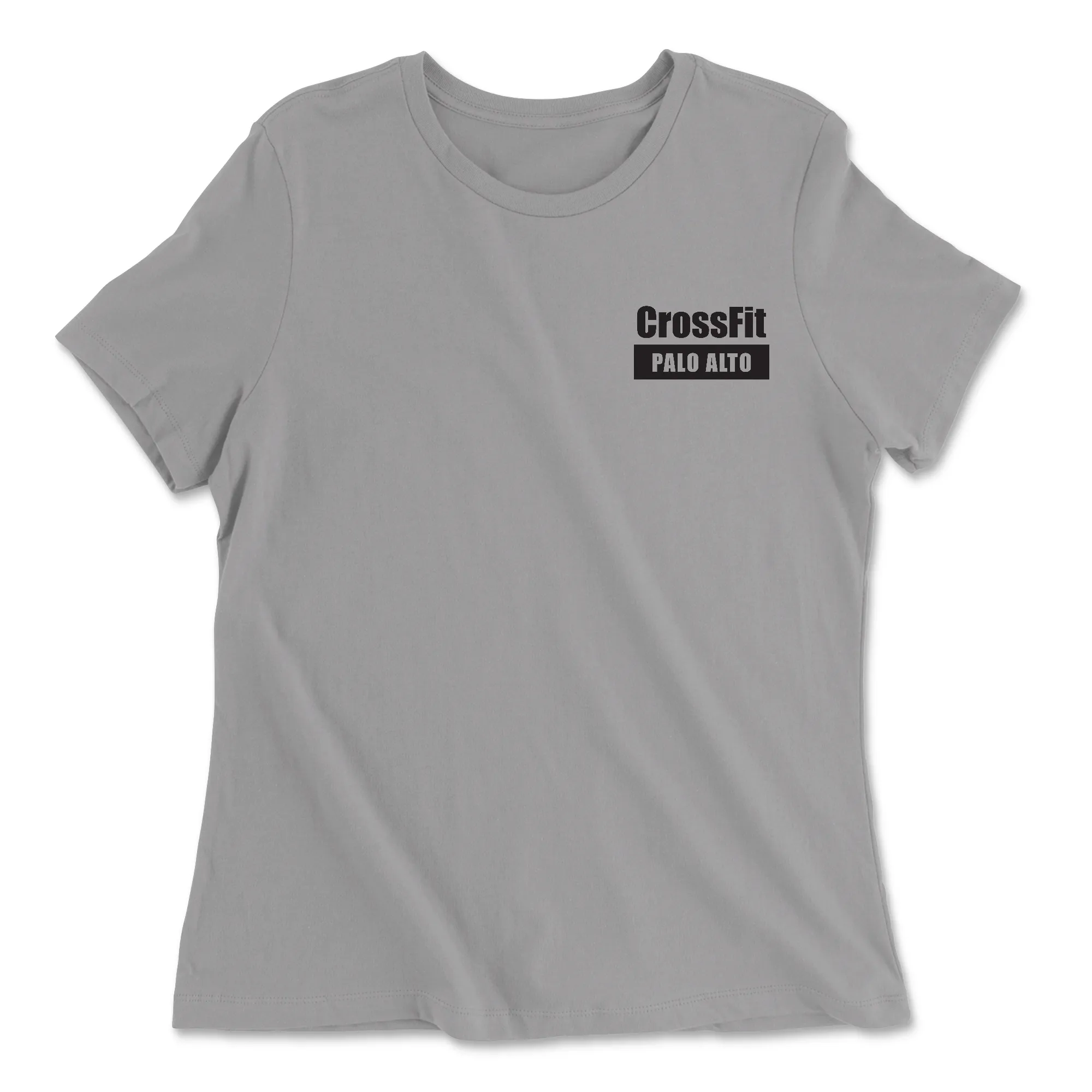 CrossFit Palo Alto Low Squats Womens - Relaxed Jersey T-Shirt