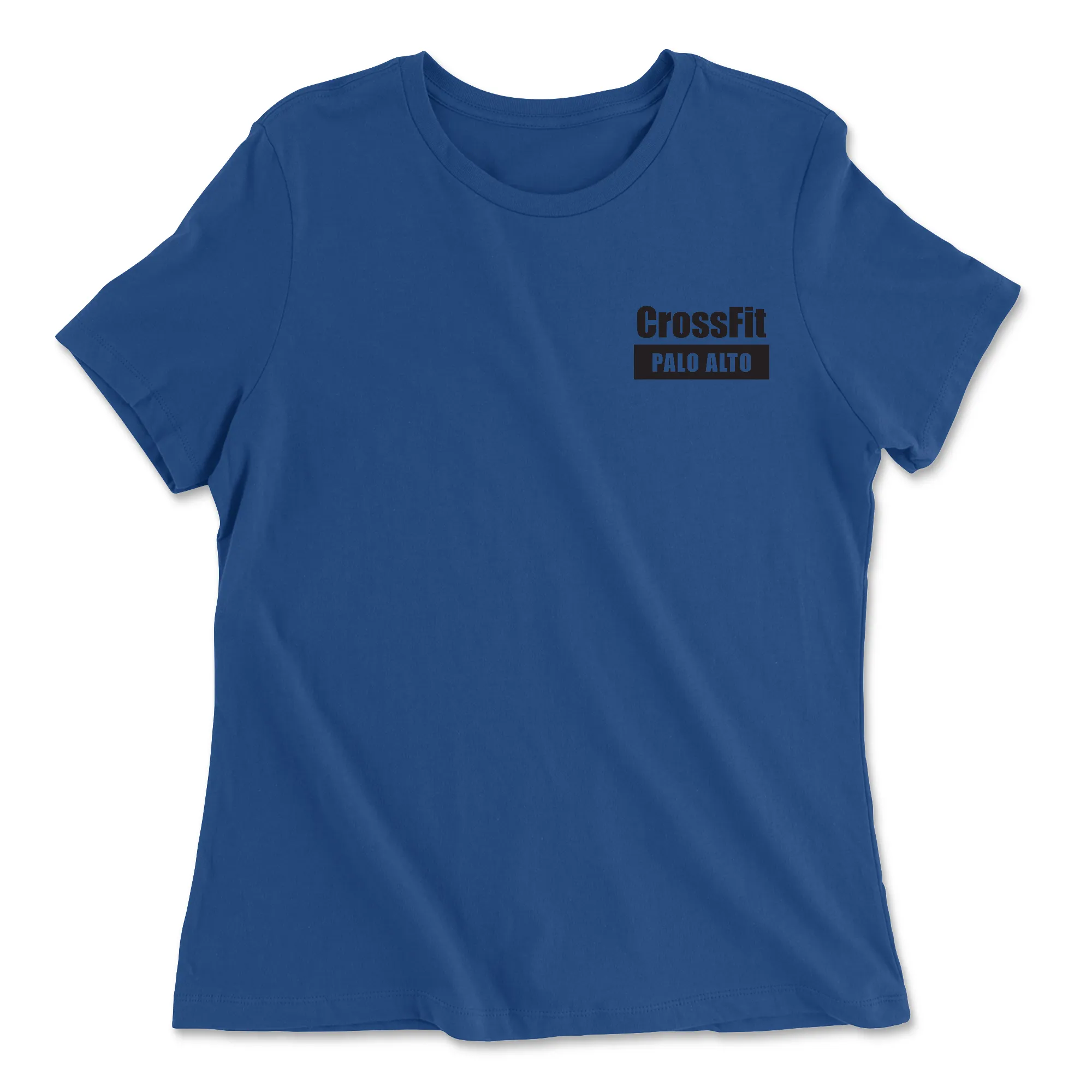 CrossFit Palo Alto Low Squats Womens - Relaxed Jersey T-Shirt