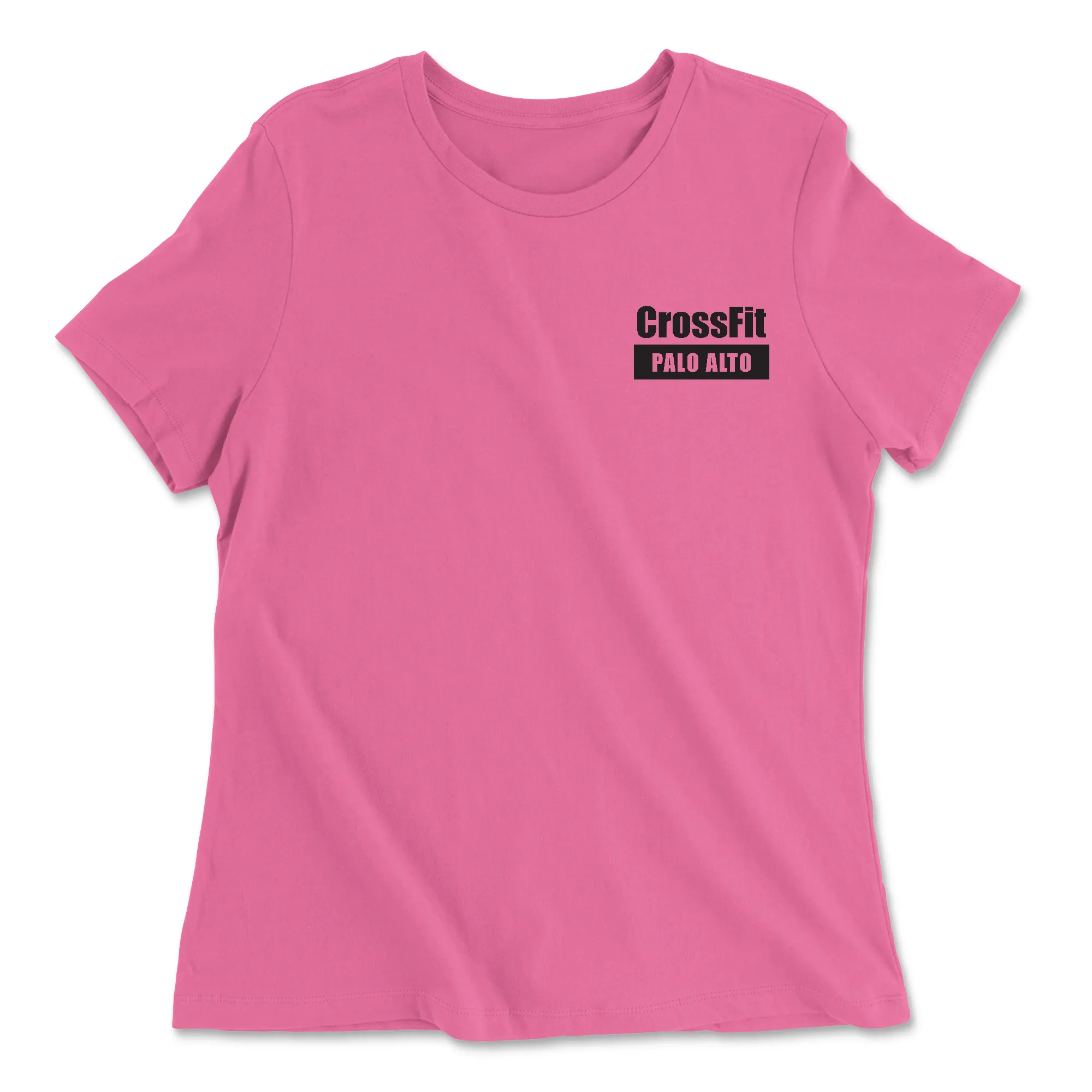 CrossFit Palo Alto Low Squats Womens - Relaxed Jersey T-Shirt