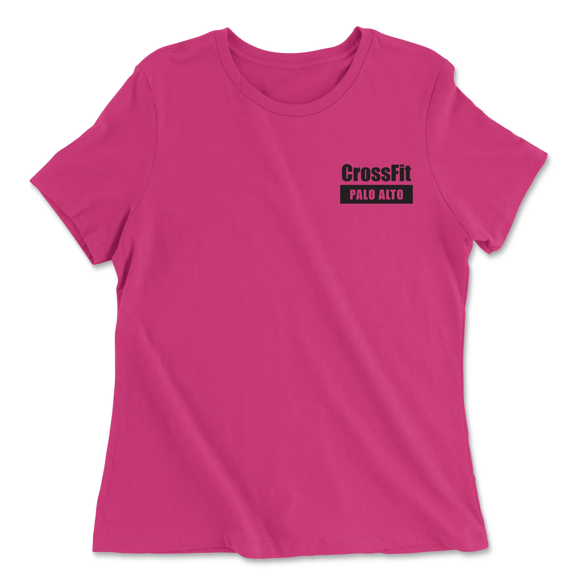 CrossFit Palo Alto Low Squats Womens - Relaxed Jersey T-Shirt