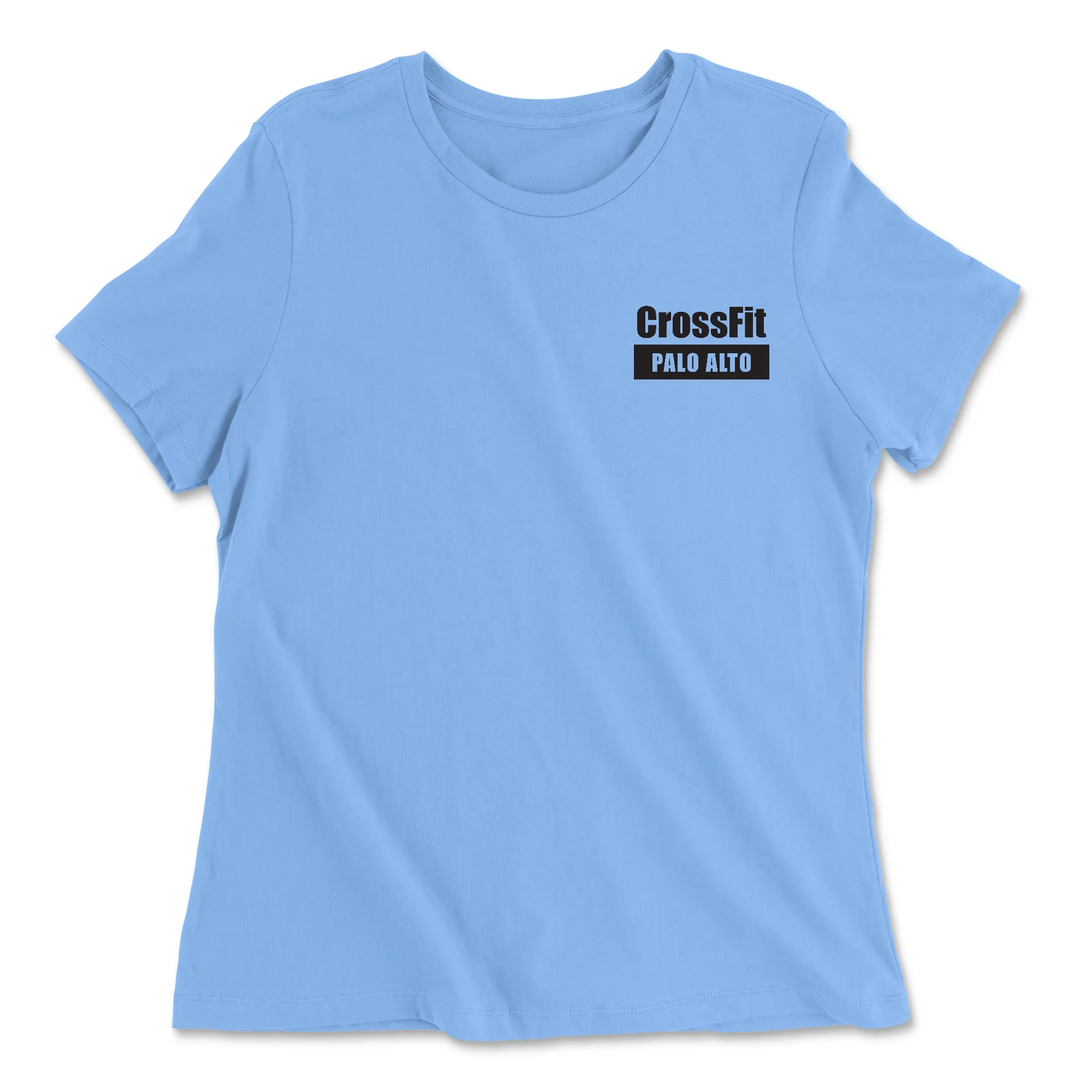 CrossFit Palo Alto Low Squats Womens - Relaxed Jersey T-Shirt