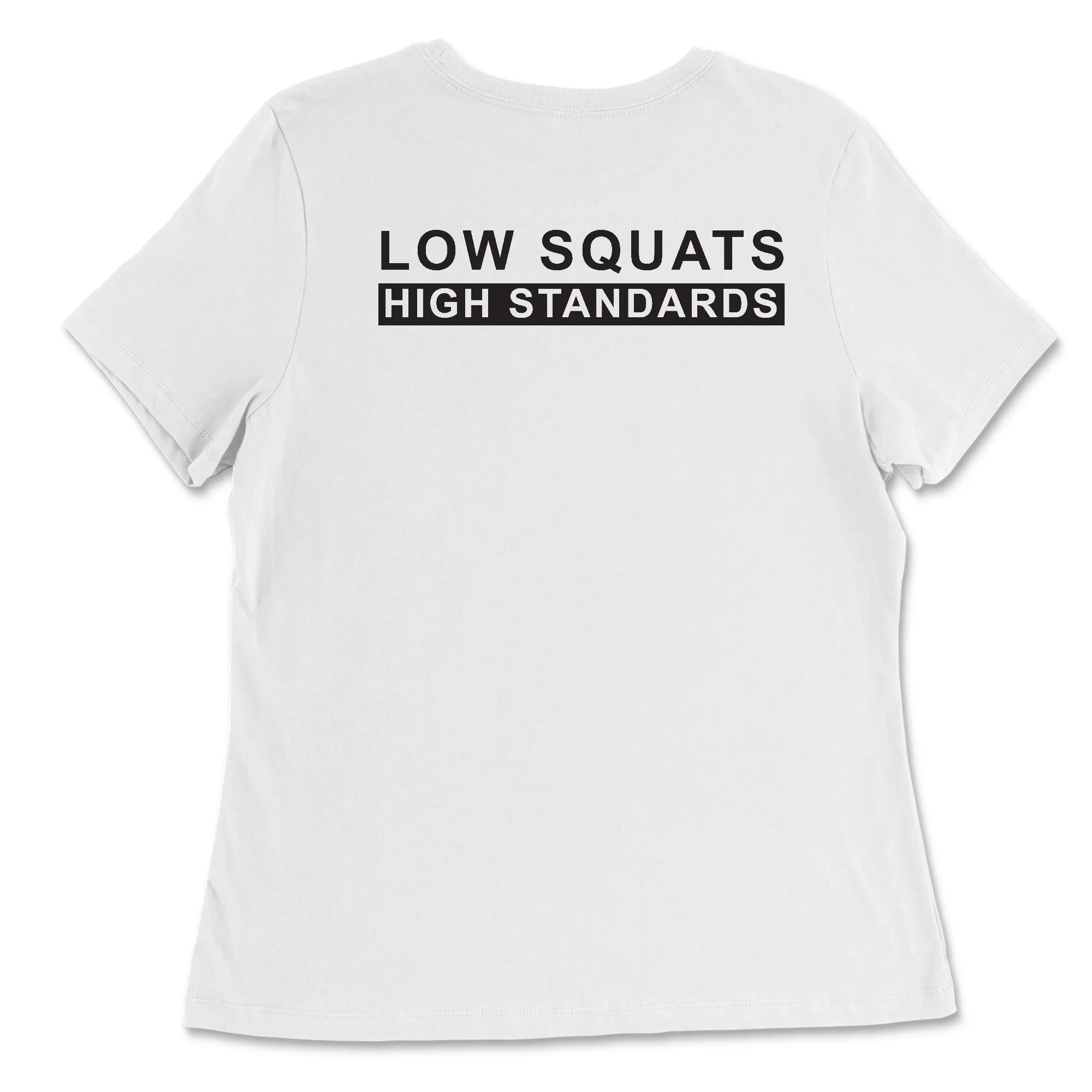 CrossFit Palo Alto Low Squats Womens - Relaxed Jersey T-Shirt