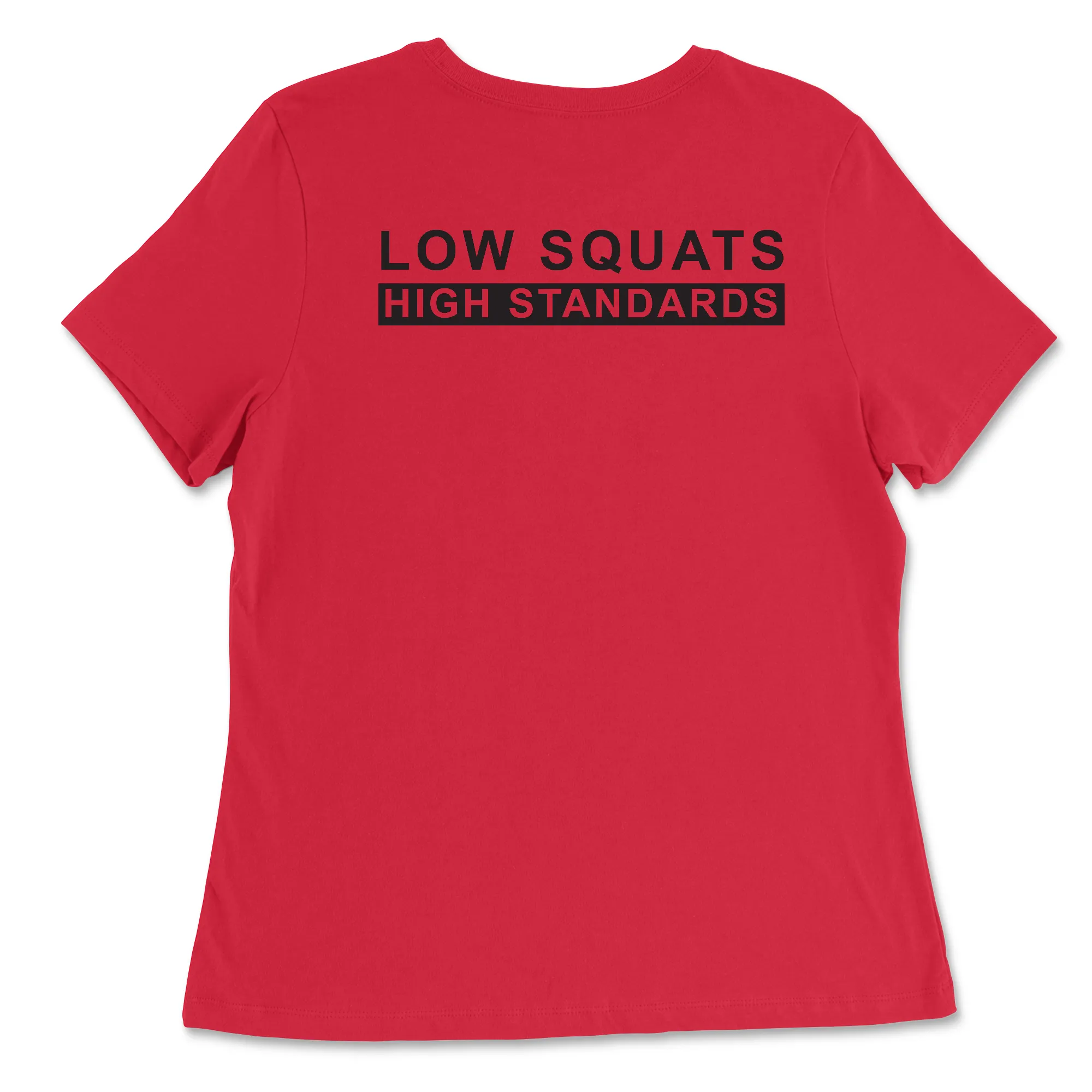 CrossFit Palo Alto Low Squats Womens - Relaxed Jersey T-Shirt