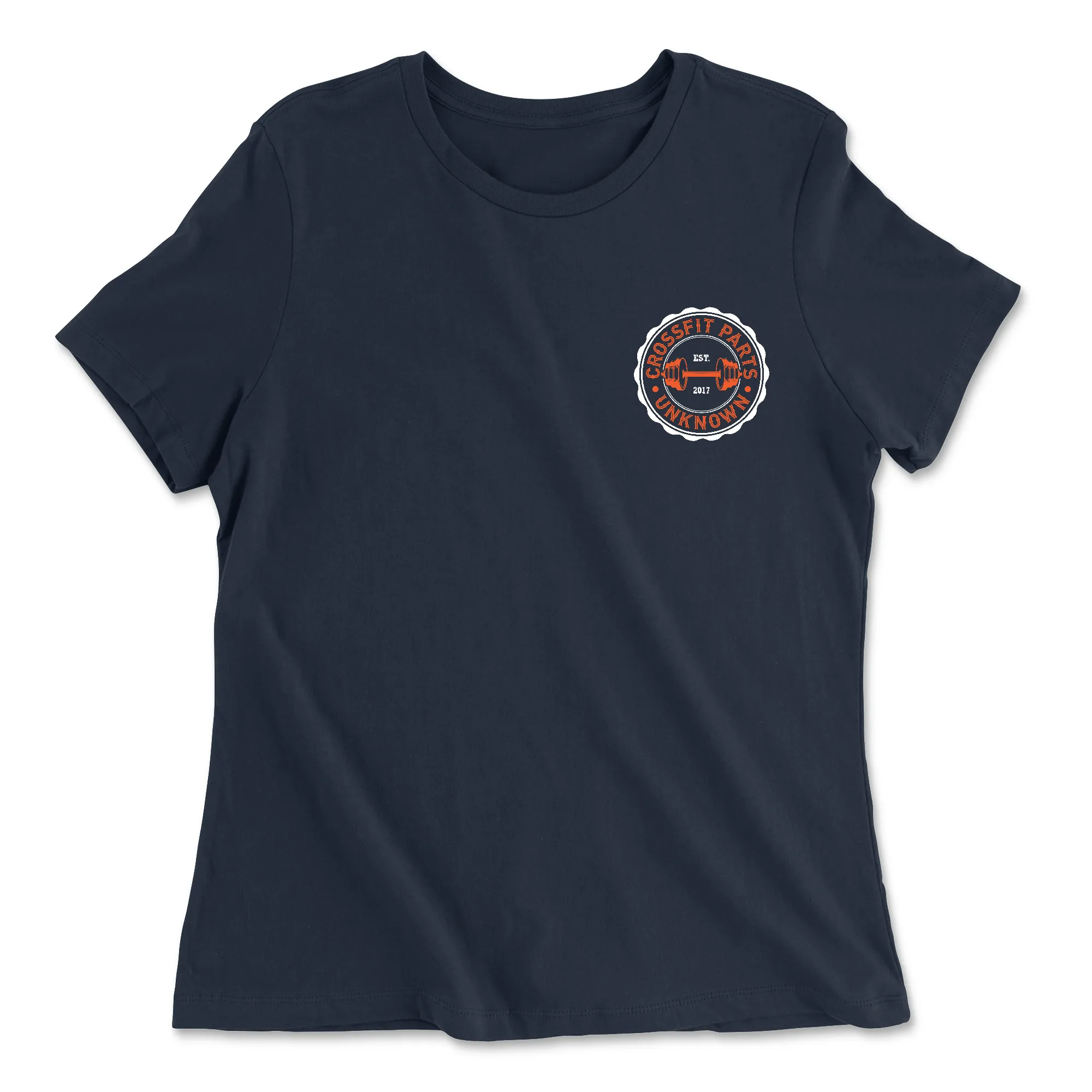 CrossFit Parts Unknown Pocket (White) Womens - Relaxed Jersey T-Shirt