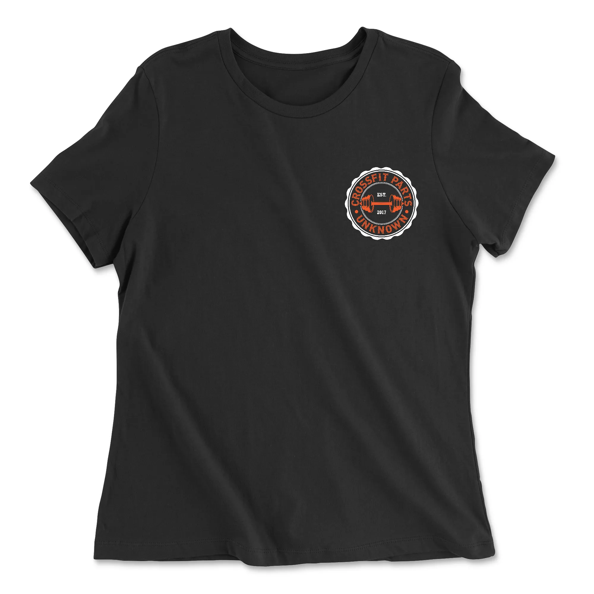 CrossFit Parts Unknown Pocket (White) Womens - Relaxed Jersey T-Shirt