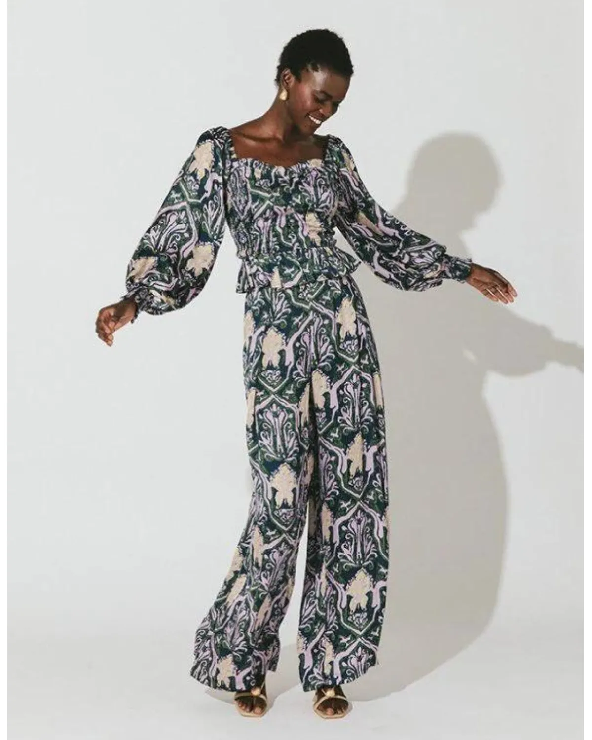 Dakota Blouse (Casablanca Print)