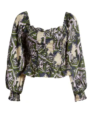 Dakota Blouse (Casablanca Print)