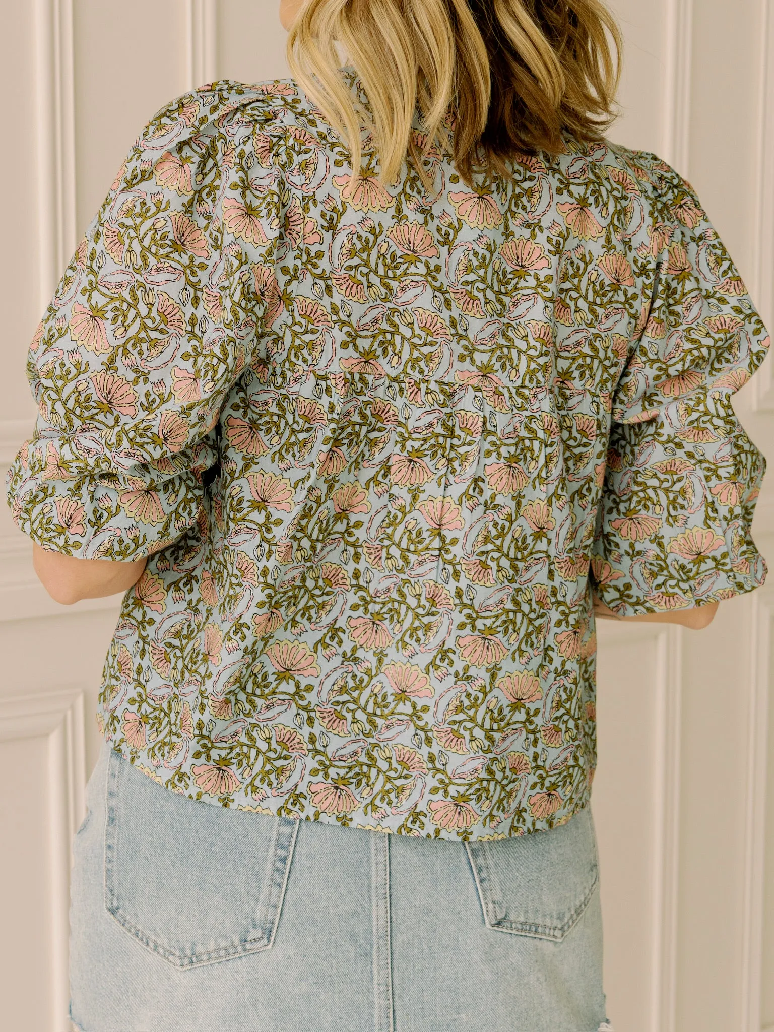 dRA Ophelia Top in Floral Block