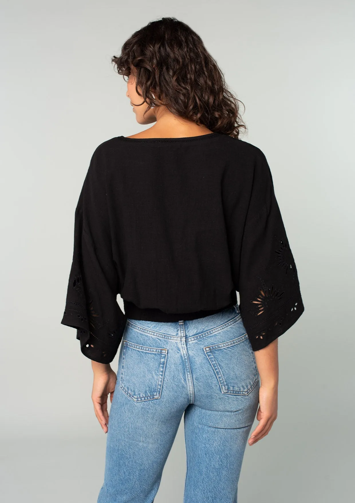 Elijah Eyelet Top