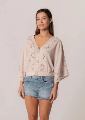 Elijah Eyelet Top