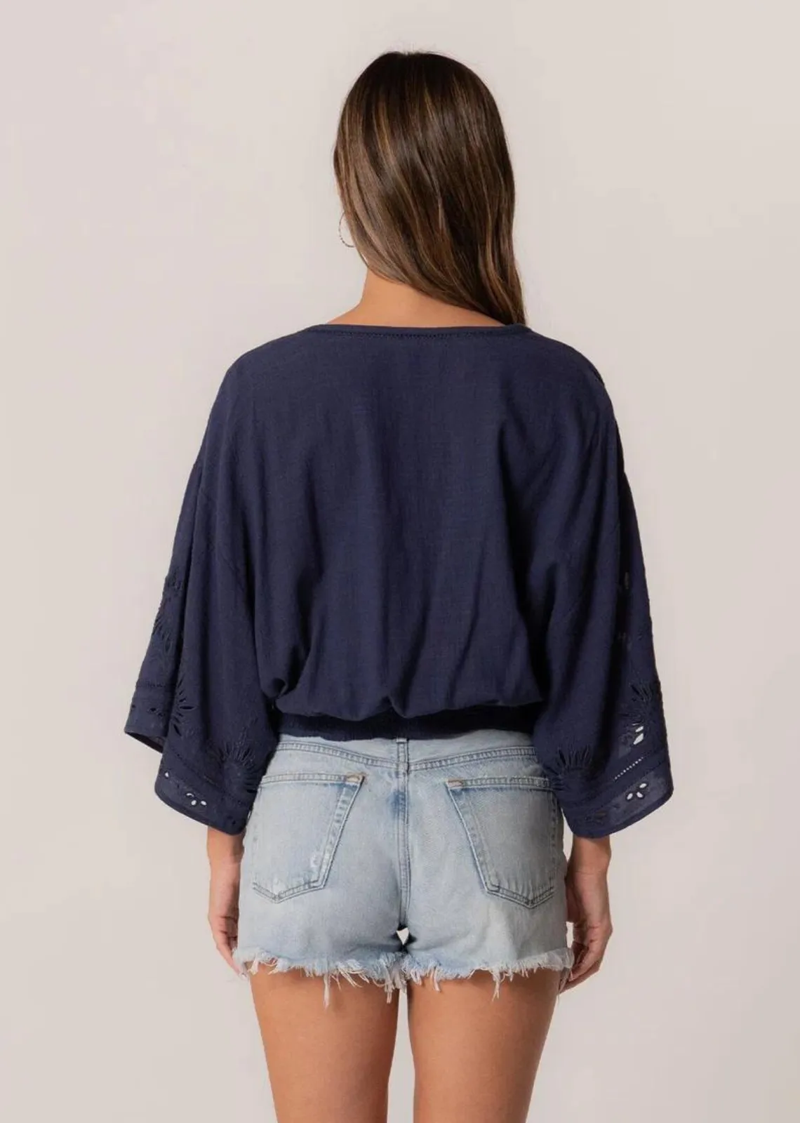 Elijah Eyelet Top